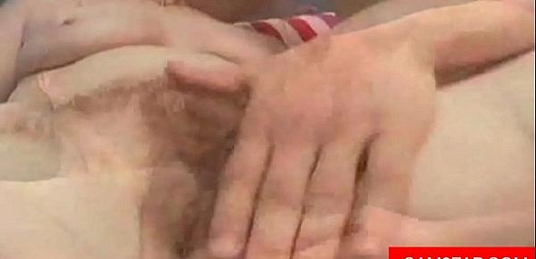  Hairy Granny gets a Facial Free Hairy Porn